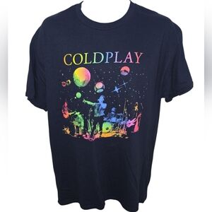 NWT COLDPLAY T-Shirt 2022 Music Of The Spheres Tour Concert Tee